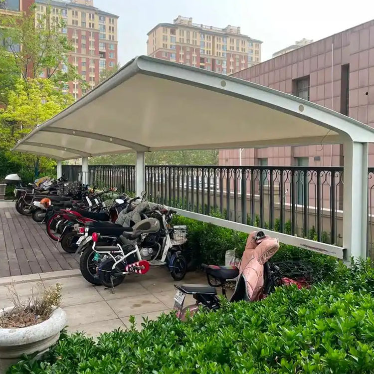 梁河县膜结构电动车棚